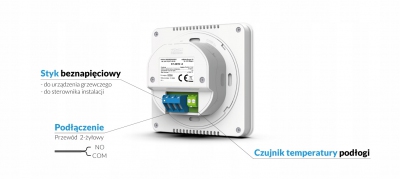 TECH ST-297 v3 przewodowy regulator pokojowy CZARN