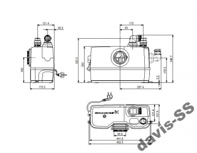 GRUNDFOS SOLOLIFT 2 WC-1 pompa rozdrabniająca