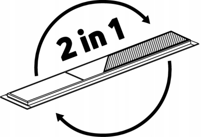 DEANTE Odpływ liniowy podłogowy 80 cm - Odwracalny KOS 008D