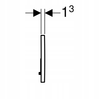 GEBERIT przycisk SIGMA 01 chrom matowy 115.770.JQ.5