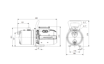 GRUNDFOS pompa hydroforowa JP 5-48  - 99458769 zamiennik pompy JP6