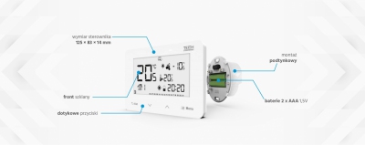 TECH ST-293 v3 regulator pokojowy sterownik CZARNY