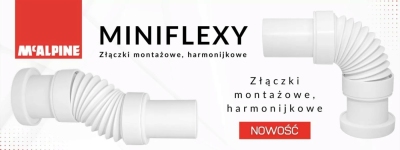 McAlpine Złączka montażowa harmonijkowa MFLEX-32PF 32x32 mm