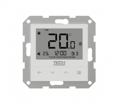 TECH F-4Z V1 przewodowy regulator pokojowy BIAŁY