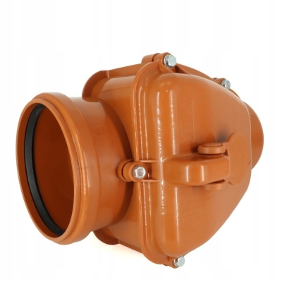 DES Zasuwa burzowa kanalizacyjna fi 110 zawór zwrotny