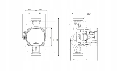 GRUNDFOS Pompa obiegowa C.O. ALPHA2 GO 25-90 180 ** 93074208 **
