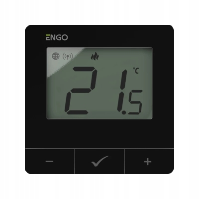 ENGO E25-230B Internetowy regulator temperatury ZigBee 230V CZARNY