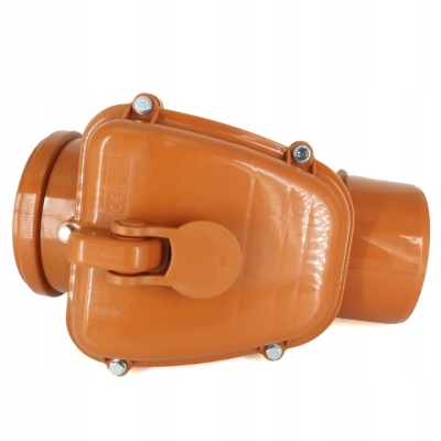 DES Zasuwa burzowa kanalizacyjna fi 110 zawór zwrotny