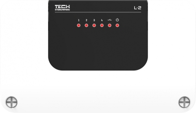TECH L-2 listwa sterownik ogrzewania podłogowego na 4 strefy