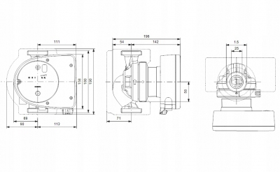 GRUNDFOS Pompa C.O. MAGNA1 25-60 99221217