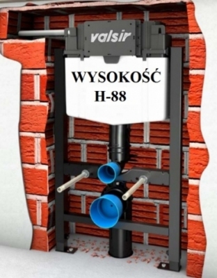 VALSIR WINNER-S stelaż wc H-88 do lekkiej zabudowy