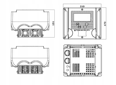 IBO Falownik IVR 10-020S 0 0,37-1,5kW, 230V/ 11A do pompy głębinowej