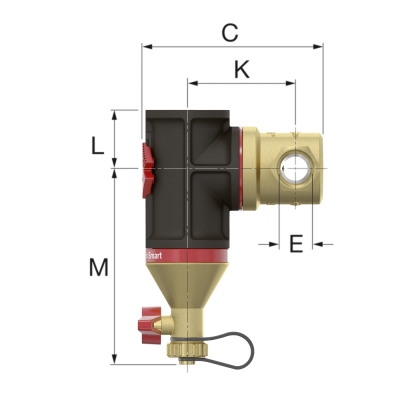 FLAMCO Separator zanieczyszczeń Clean Smart 1''