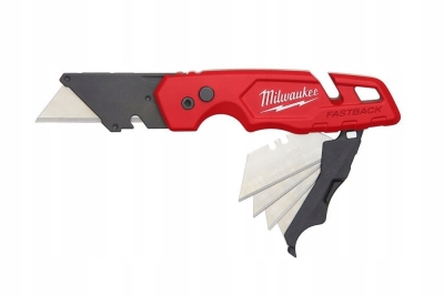 MILWAUKEE Nóż rozkładany trapezowy ze schowkiem FASTBACK 4932471358