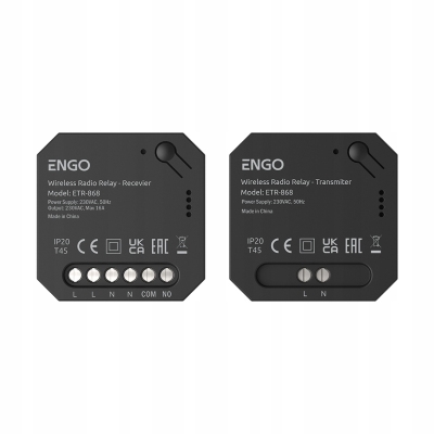 ENGO ETR-868 Przekaźnik bezprzewodowy EngoLink, nadajnik+odbiornik