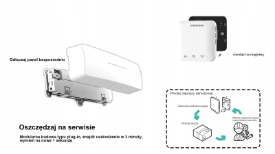 EUROSTER T8WIFI listwa ogrzewania podłogowego moduł internetowy + regulator