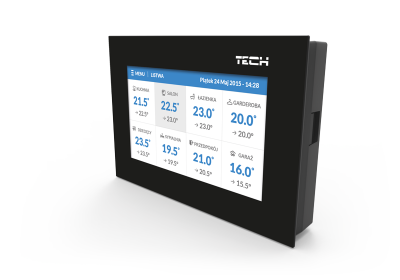 TECH ST-16S WiFi Bezprzewodowy regulator WiFi – obsługa siłowników dla 16 stref grzewczych