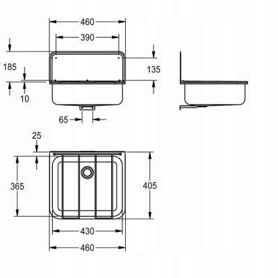 FRANKE KWC SYRUS Zlewozmywak ,komora gospodarcza SIRX368