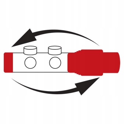 FERRO Zestaw termostatyczny DUOPLEX kątow ANTRACYT