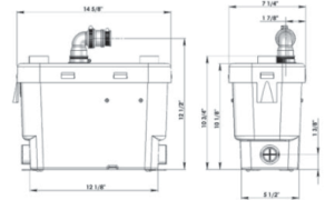 SFA Sanivite Silence Pompa kuchnia pralnia