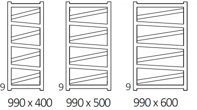 TERMA VIPERA grzejnik łazienkowy 500x1230 CZARNY MAT