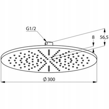 Kludi Nova Fonte zestaw podtynkowy prysznicowy 7w1 z termostatem CZARNY MAT