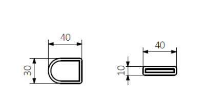TERMA VIPERA grzejnik łazienkowy 500x1230 CZARNY MAT