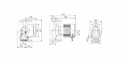GRUNDFOS MAGNA3  50-60F elektroniczna pompa obiegowa do C.O.