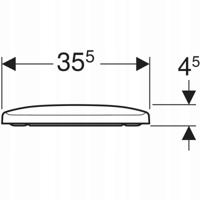 Geberit Selnova Square deska sedesowa wolnoopadająca 502.896.00.1 , M30116