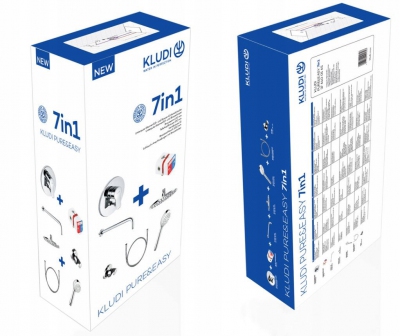 Kludi Pure&Easy zestaw podtynkowy prysznicowy 7w1