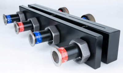 AFRISO rozdzielacz + 2 grupy pompowe PrimoTherm K 180-1 + 180-2 DN25