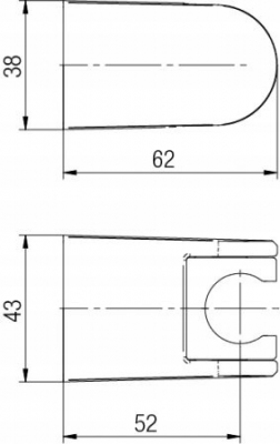 VALVEX BLACK Uchwyt punktowy do słuchawki