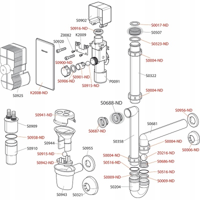 AlcaPlast syfon odprowadzenia kondensatu AKS5