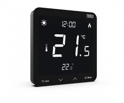 TECH ST-297Z v3 przewodowy regulator 230V CZARNY