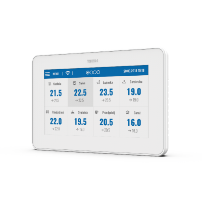 TECH M-9R PRZEWODOWY PANEL KONTROLNY Z MODUŁEM WiFi (montaż podtynkowy)