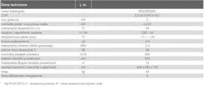Pompa ciepła EasyAirSmall 2GT