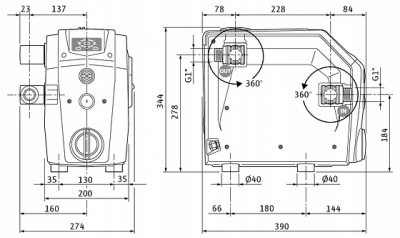 WILO Wilo-Isar BOOST5 Hydrofor z falownikiem pompa