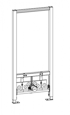 VALSIR WINNER-S stelaż do bidetu do lekkej zabudowy H-114