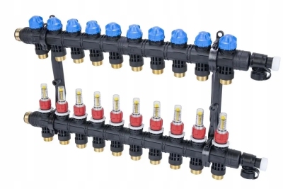 AFRISO ProCalida rozdzielacz EF1 K 10 obiegów grzewczych, G1