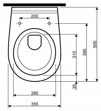 KOŁO Deska sedesowa NOVA TOP PICO z tworzywa Duroplast