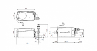 GRUNDFOS SOLOLIFT2 D-2 pompa do umywalki lub natrysku