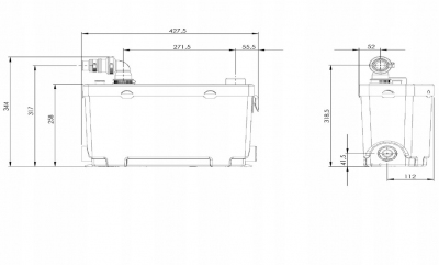 SFA SANIPRO XR3 Pompa kuchnia pralnia łazienka