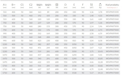 VIPERA grzejnik łazienkowy 500x990 CZARNY MAT