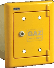 KEN R-23 BRĄZ obudowa podtynkowa skrzynka na kurek gazowy