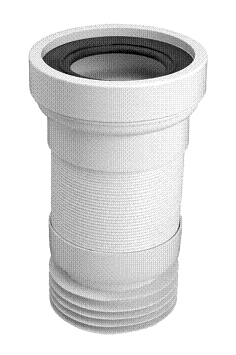 McALPINE WC-F23R-PL  Przyłącze kanalizacyjne elastyczne o długości od 230 do 540mm